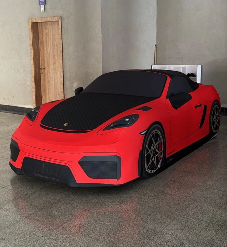 Porsche 718 Spyder RS Indoor Artistic Cover