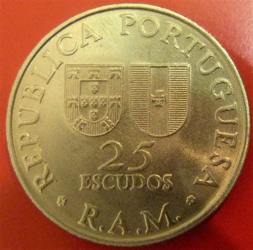 25 Escudos. Madeira - Portugal (1981) POR-25-Escudos-1981-Madeira-anv