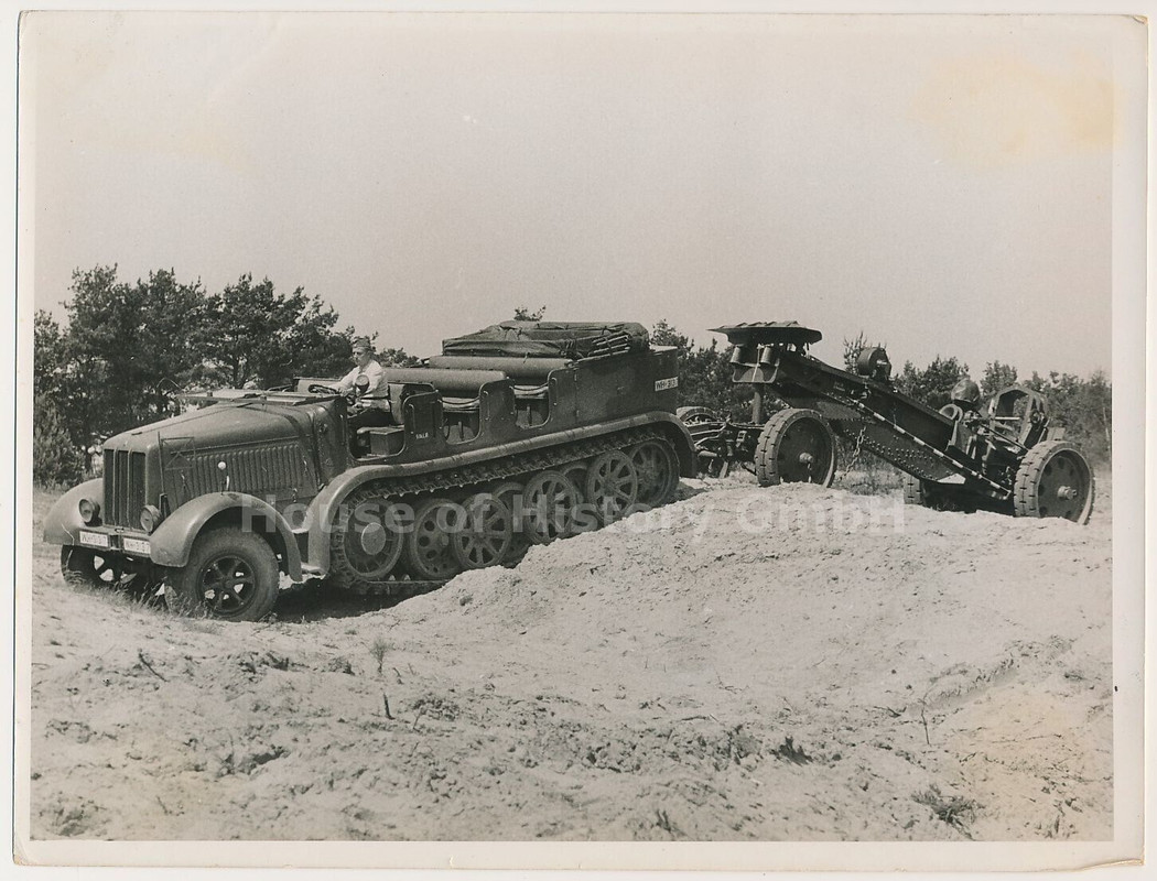 Foto, Artillerie Lehr Regiment, Erprobung, 8to Halbkette, Zugmaschine (5)