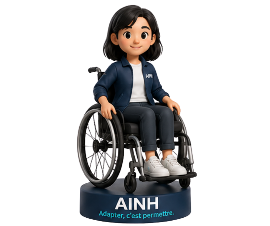 Olivia en fauteuil roulant