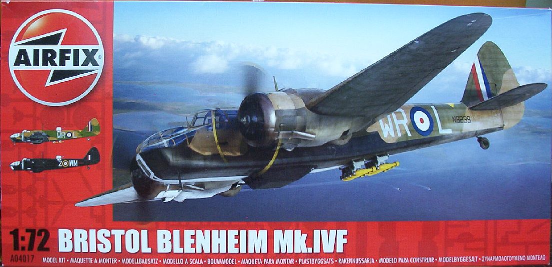 Airfix 72 Bristol Blenheim Mk.IVF
