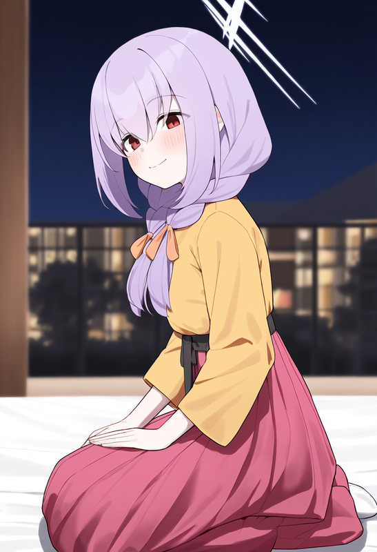 1girl, atsuko (blue archive), blue archive, alternate costume, depth of field, h s-2682822237