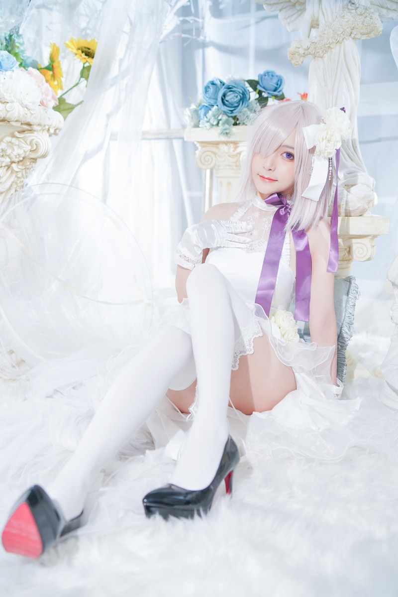 星野Saori 玛修周年礼服 Cosplay Fate系列高清写真【16P-96M】插图