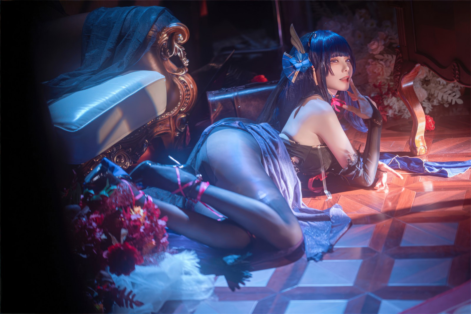 安食Ajiki 原神雷电将军魅魔写真集 – 高质量COS & 二次元美女 [35P-259M]插图1