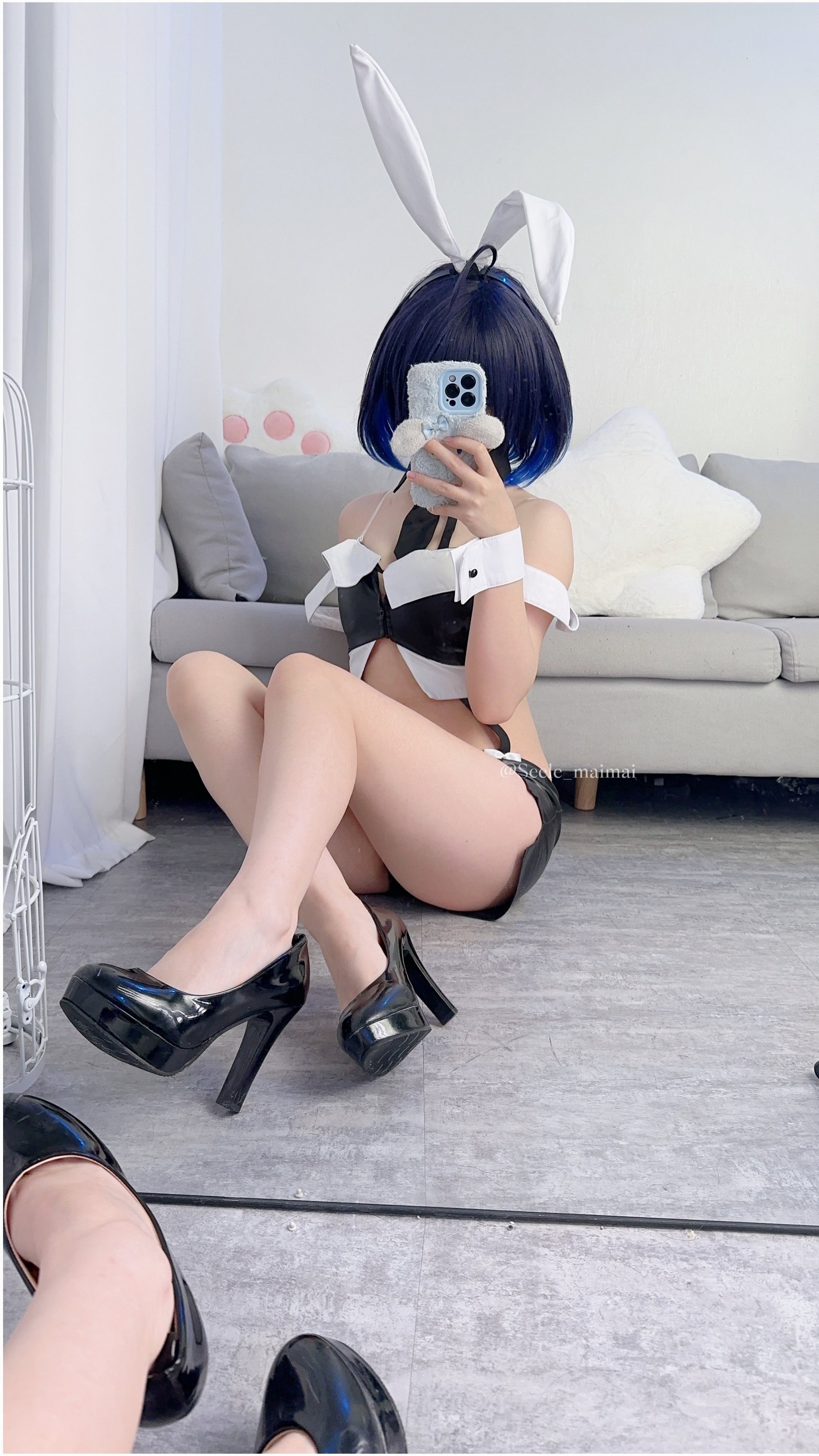 Seele麦麦兔女郎希儿 Cosplay 写真集｜崩坏3高质量高清图包（83P-147.3M）插图5
