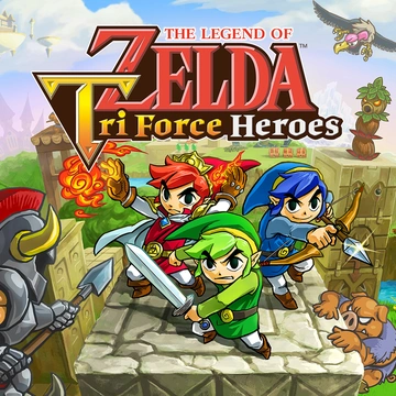 The Legend of Zelda: Tri Force Heroes box art