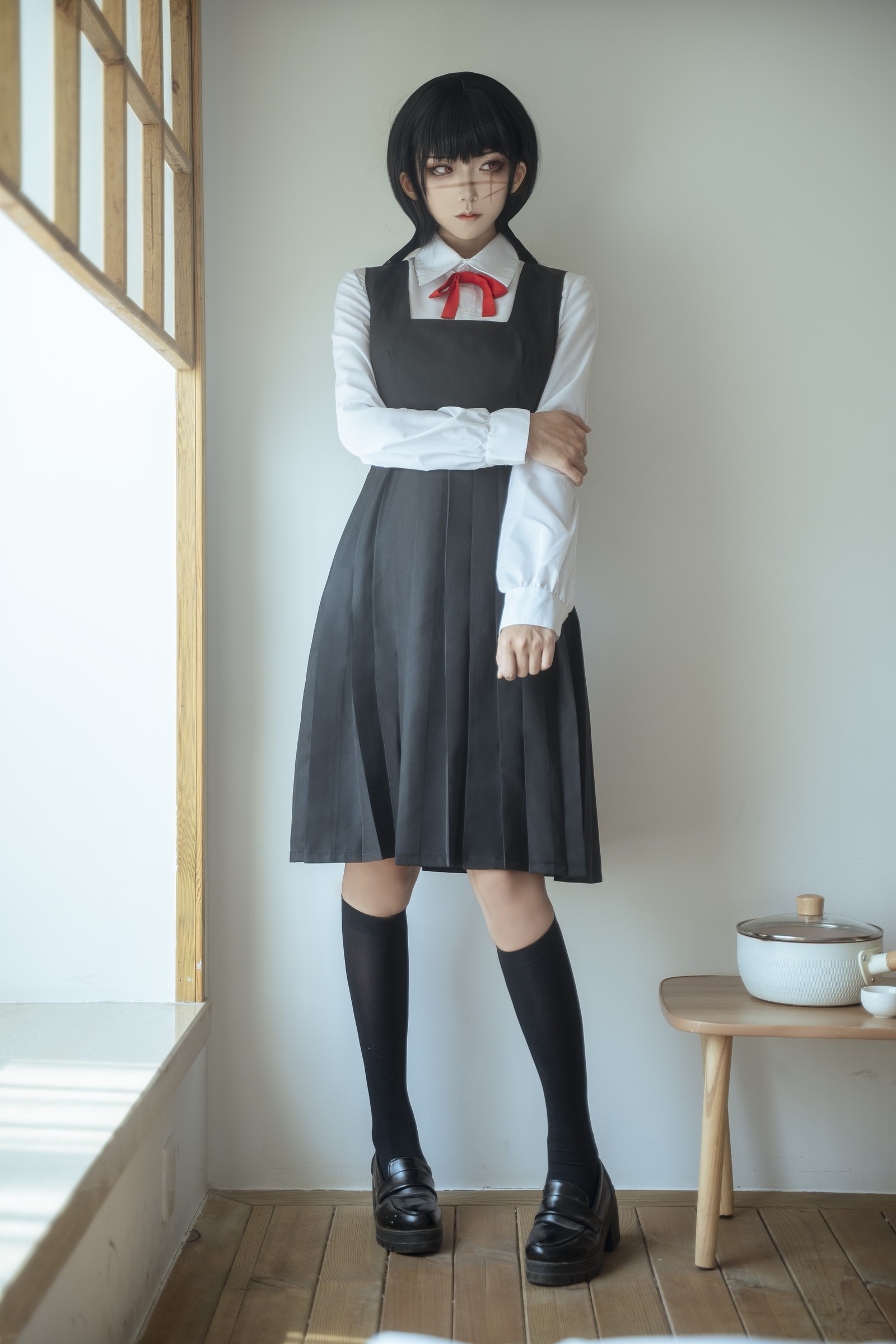 Seya-狮砸 – 电锯人 三鹰朝 Cosplay 高清写真（8P-65MB）插图5