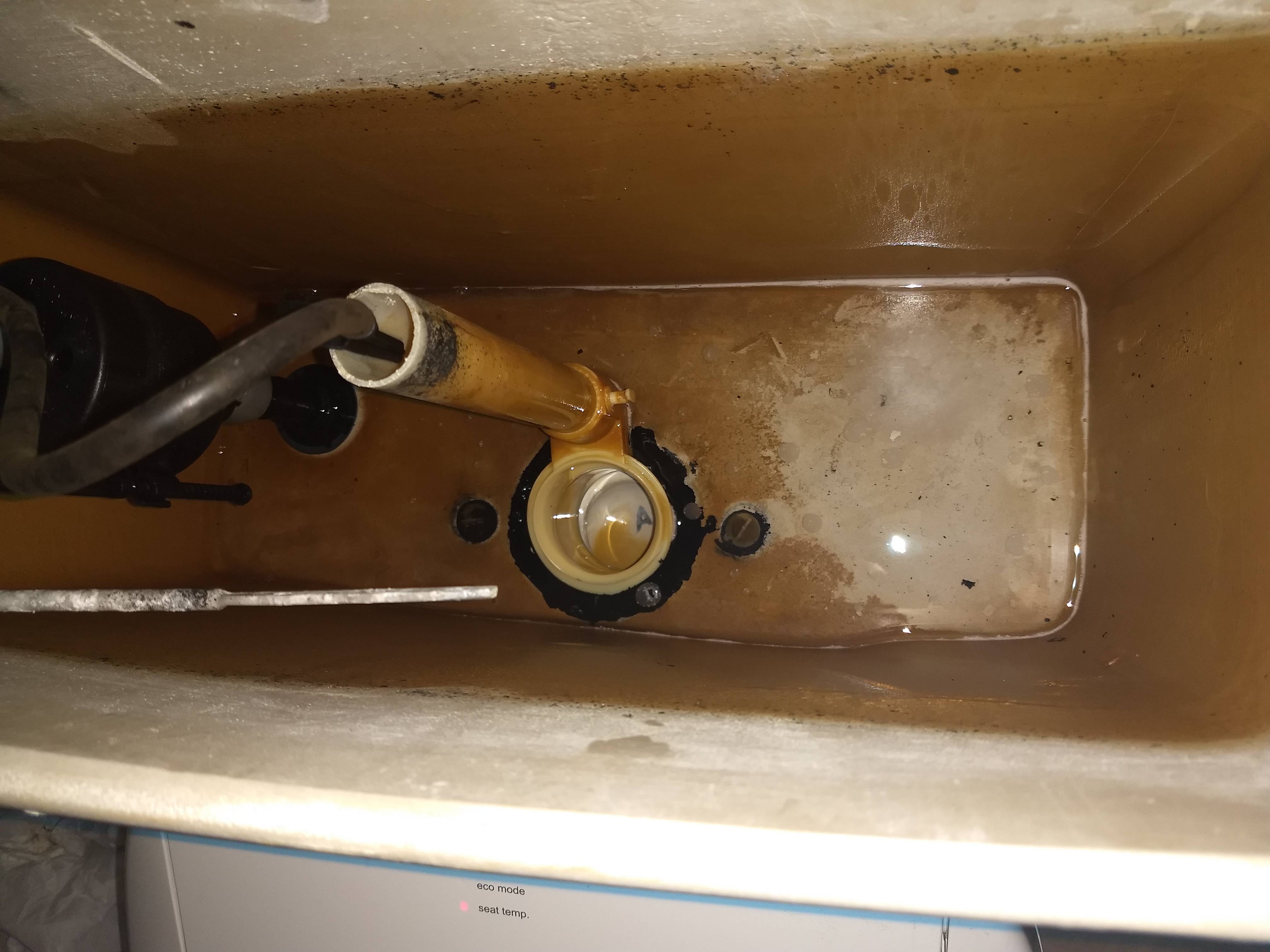 What is this deteriorated black gasket at the bottom of my toilet tank