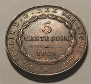 5 Centesimi, 1826 - Cerdeña, Carlos Félix. IMG-20200113-183343