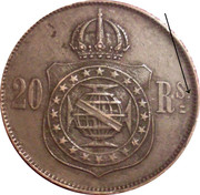 20 Reis de 1869. Imperio de Brasil. Pedro II. 1341-original