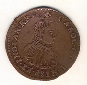 Jetón de Carlos II. 1670. Bruselas. Oficina de Finanzas Carlos-II-Jeton-de-Bruselas-1670-anv