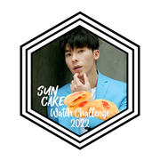 2022 MDL Watch Challenge Level Badges Sun Cake