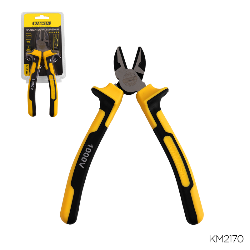ALICATE DE CORTE DIAGONAL 6" CR-V "KAMASA"