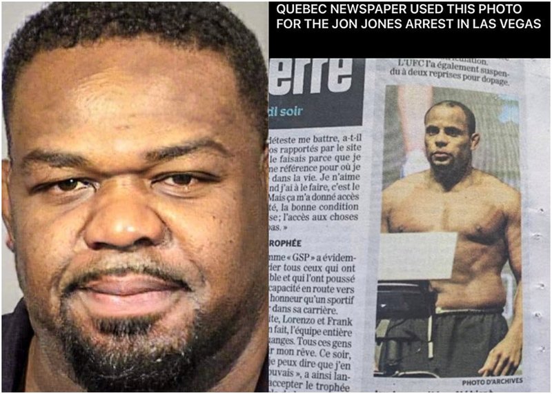 Вестник сложи снимка на Кормие след ареста на Джоунс