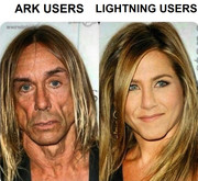 ark vs ln users