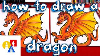 Art for Kids Learn How to Draw a Mystical Dragon!