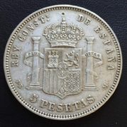 5 pesetas 1877 (18*79). Alfonso XII. Opinión Captura1