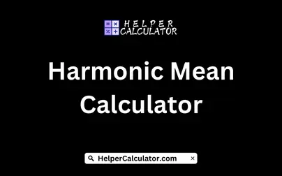 Harmonic Mean Calculator