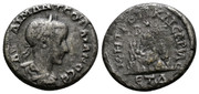 AE18 de Gordiano III. MHTPO KAICA B N / ET Δ. Monte Argeo. Cesarea de Capadocia Smg-1408