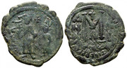 40 Nummi de Heraclio y Heraclio Constantino. Constantinopla Año 3 Smg-1376