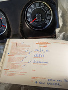 ODO and last service in orig manual