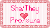 She/They pronouns