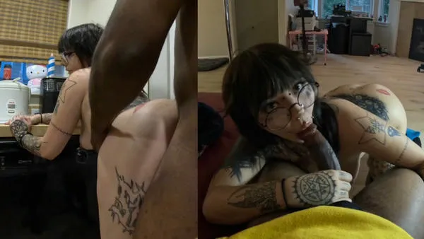 BBC Pounds Goth TriplexCeleste In The Kitchen