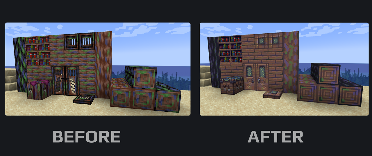 Rainbow wood