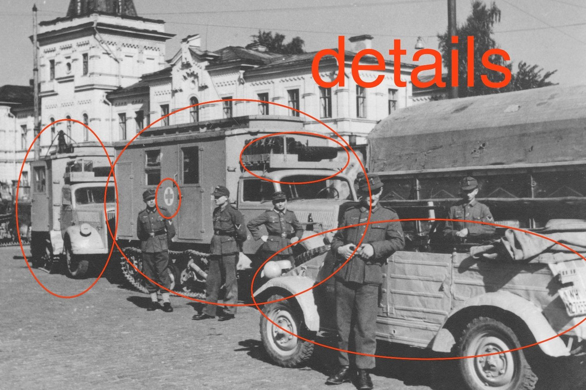 Fotos OPEL Blitz MAULTIER Sanitäts-KOFFERAUFBAU 