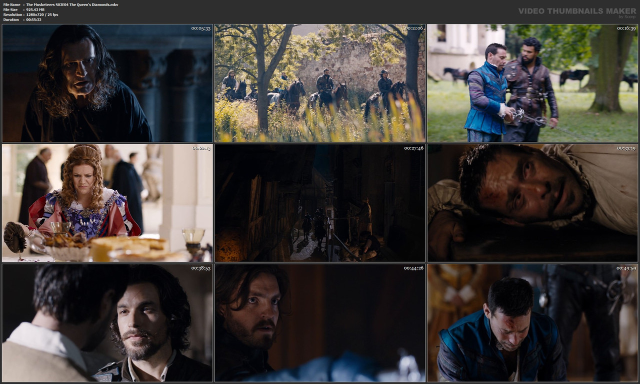 The Musketeers S03E04 The Queen's Diamonds.mkv