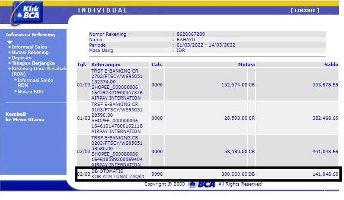 Cek Mutasi Rekening Anda, Apakah Benar Saldo Bisa Disita Bareskrim Polri?