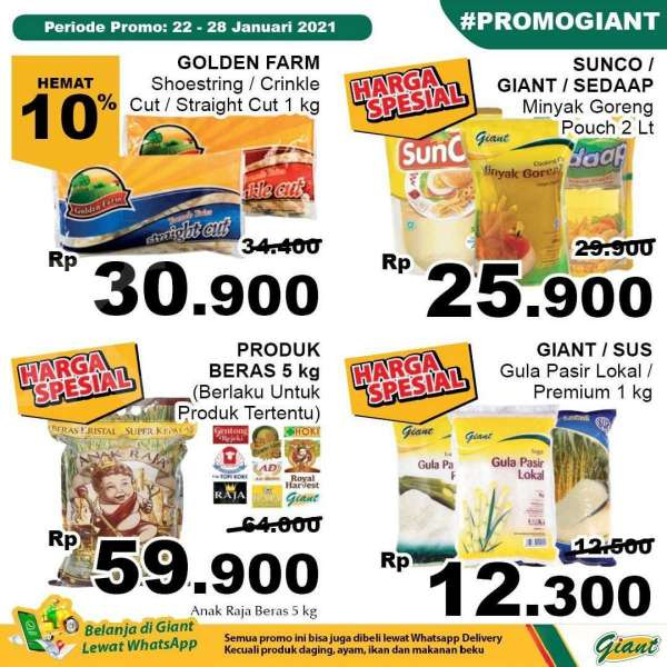 Katalog Promo Giant 22-28 Januari 2021