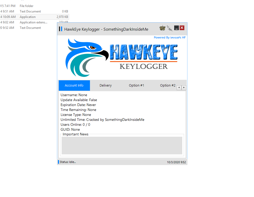 HawkEye Keylogger Cracked + Panel 2020