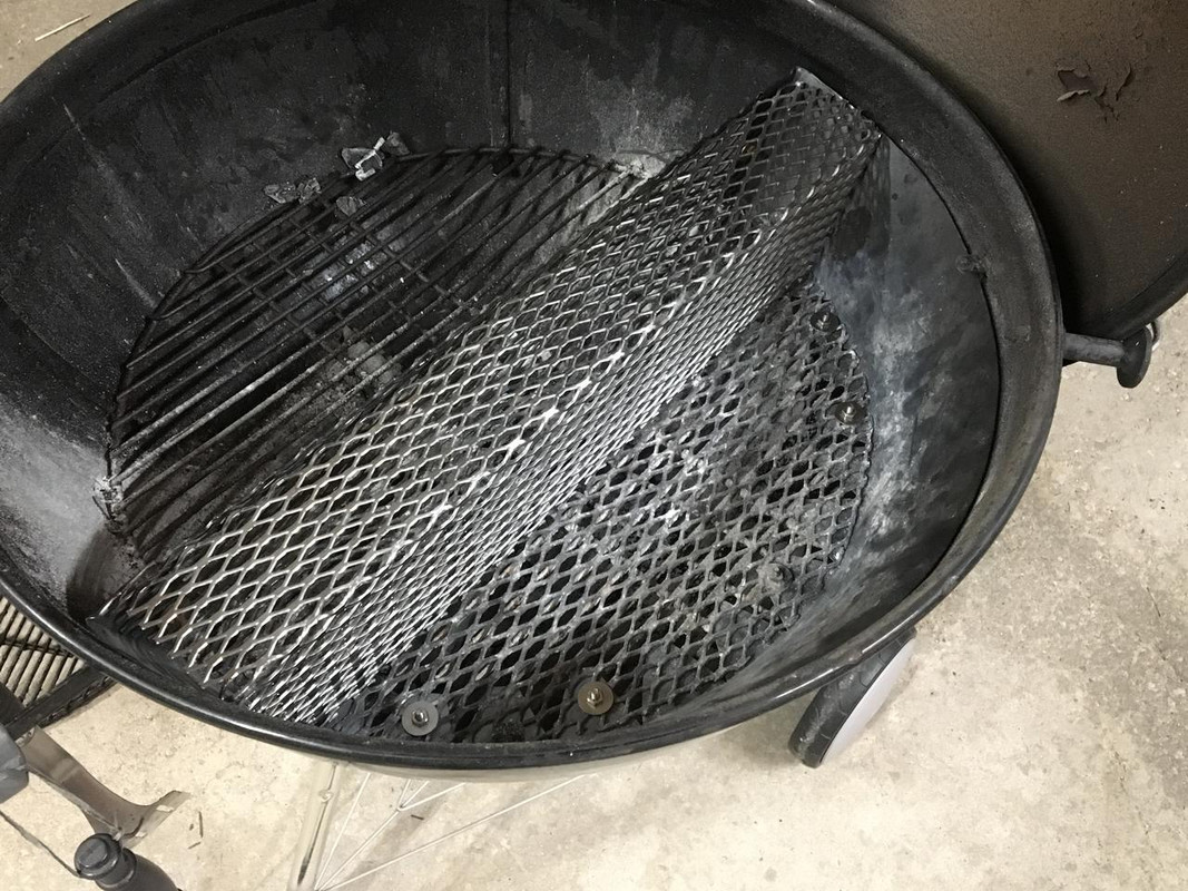 Treating the er 26 New Charcoal Basket The BBQ BRETHREN FORUMS.