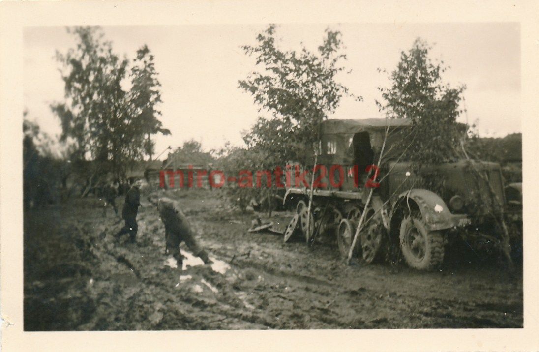 Foto, Einsatz im großen Lugawald, Ostfront