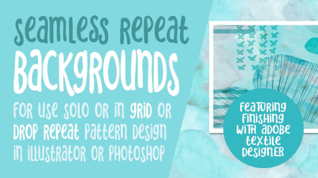 Repeat Textural Backgrounds for Pattern Design Swatches