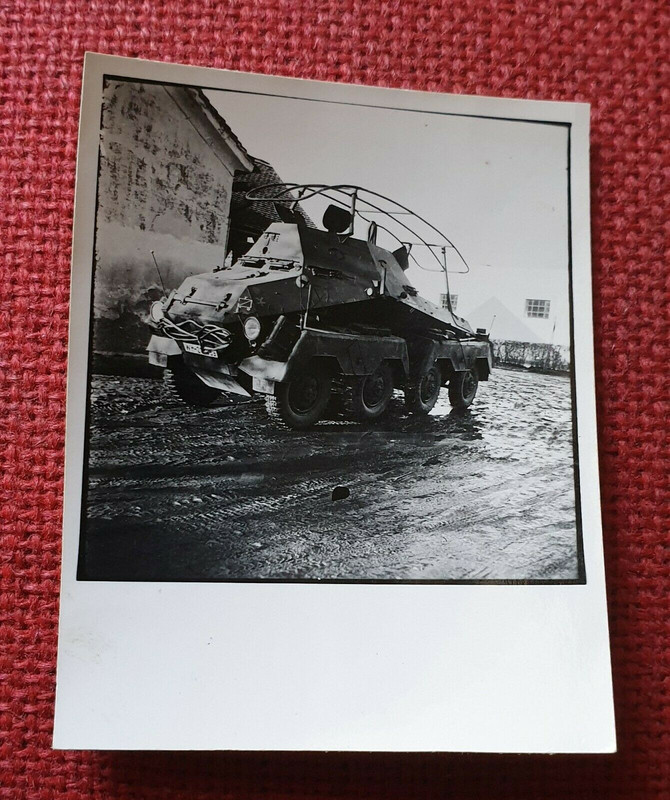 Foto Ostfront Panzer Spähwagen 8 Rad Sd.Kfz. 263 16 Panzer Divis