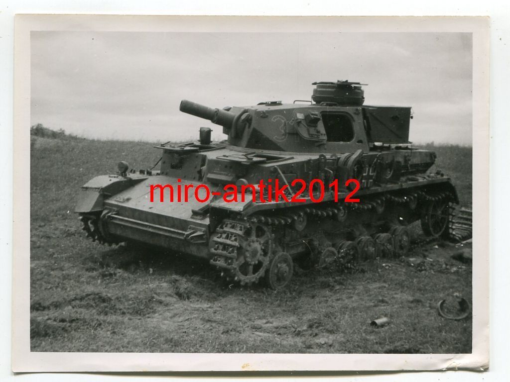 zerstörter Panzer IV, vor Smolensk, Russland