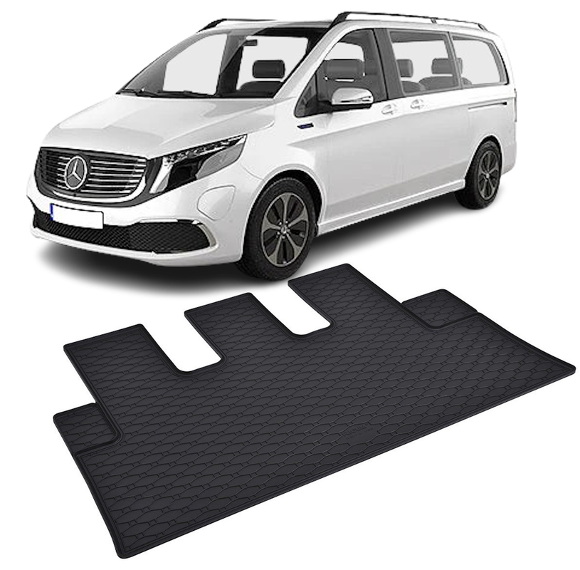 Tavita auto MERCEDES EQV L 8/9 locuri 2021-prezent, protectie portbagaj, Cri-Flo, din cauciuc 100%, compatibil cu autoturismul MERCEDES EQV