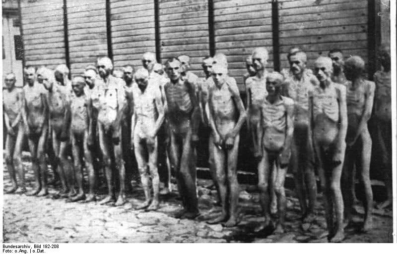 Prisioneros de guerra soviéticos en el campo de concentración de Mauthausen