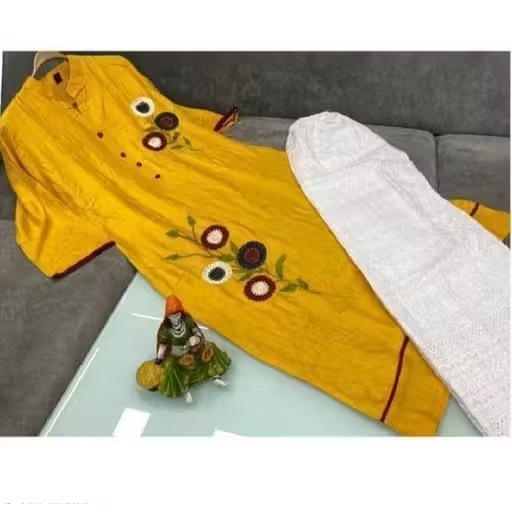 Women Rayon Black Palazzos Kurta Set Color 2 (KS180)