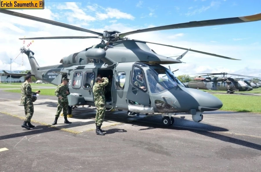Colombia elige el AW-139 de la italiana Leonardo como futuro helicóptero táctico