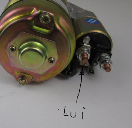 démarreur contact pour test en place