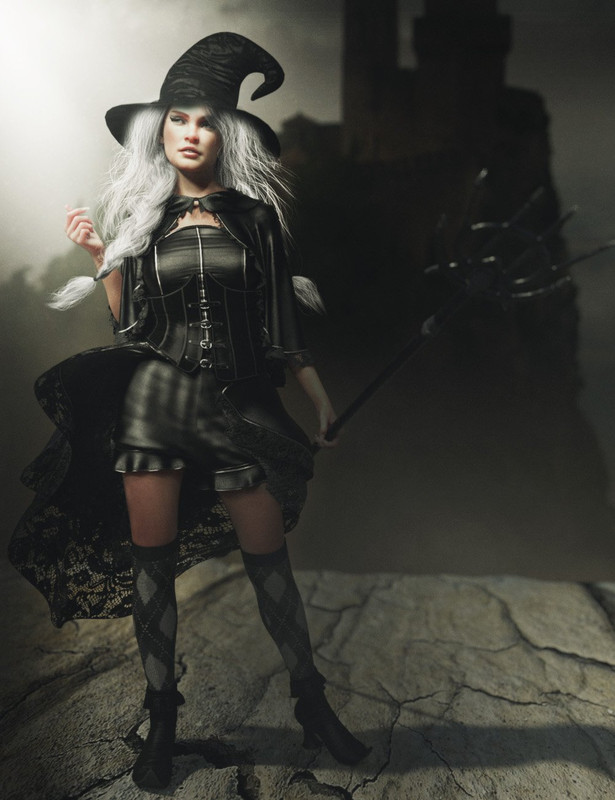 dForce CB Luna Spell Outfit for Genesis 8 and 8.1 Females Bundle dForce CB Luna Spell Outfit for Genesis 8 and 8.1 Females Bundle