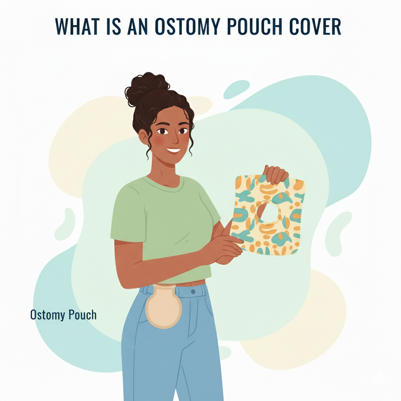 what is an ostomy pouch cover example