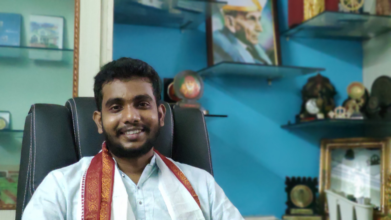 M V S Sai Surya, Executive Director of Creative Constructions