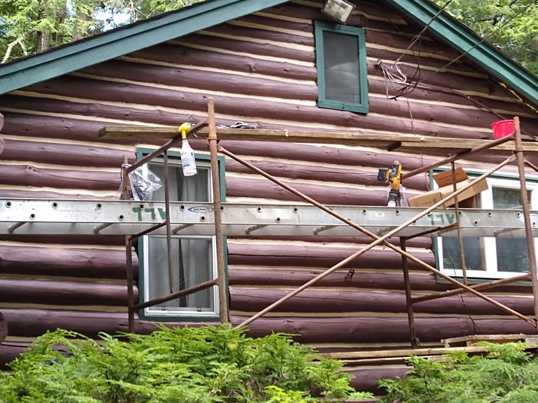 chinking cabin