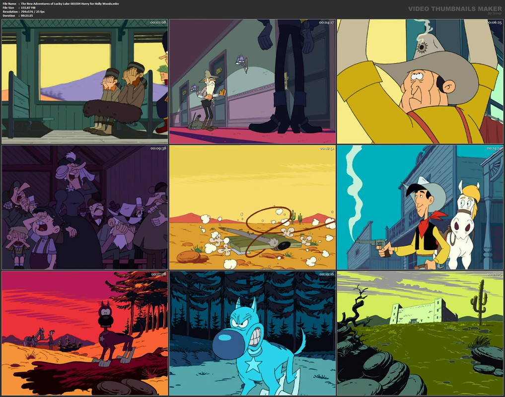 The New Adventures of Lucky Luke S01E04 Hurry for Holly Woods.mkv