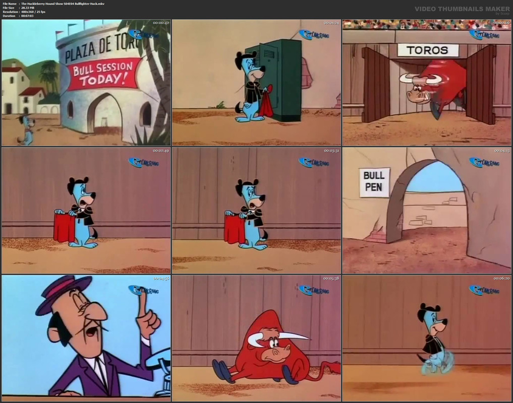 The Huckleberry Hound Show S04E04 Bullfighter Huck.mkv