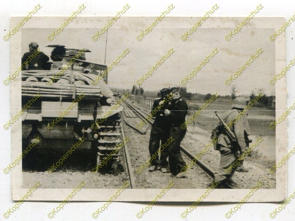 Foto, 1. Panzer-Division, Sicherung bei Dünaburg